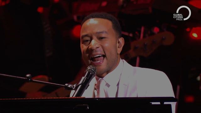 John Legend performs All of Me | Global Citizen Prize 2019 смотреть онлайн