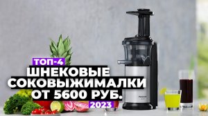 ТОП-4: Лучшие шнековые соковыжималки. Рейтинг 2023 года  от 5 600 рублей