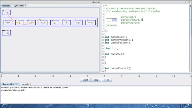 Let's write a recursive descent parser in C (Part 1) смотреть онлайн