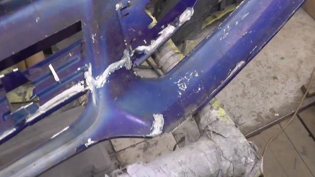 Как починить бампер, если ты ни разу этого не делал. смотреть онлайн