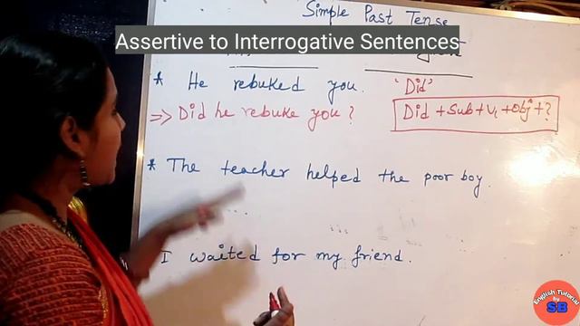 Interrogative & Negative Sentences in Simple Past Tense II #englishtutorialbysb смотреть онлайн