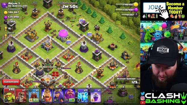Maxing the Grand Warden just in Time for CWL! - Clash of Clans смотреть онлайн