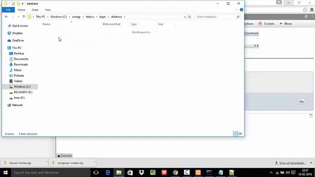 Create database and login form in laravel 5 on windows смотреть онлайн