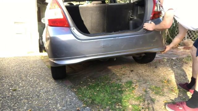 Honda Fit Rear Bumper Replacement смотреть онлайн