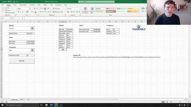 How To Download Price Data From Yahoo to Excel [Free Spreadsheet] смотреть онлайн