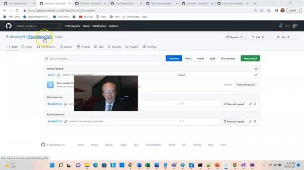 Git Branches Demo in Visual Studio 2022: Merge Into Current, Pull Request, Merge to Main, Sync