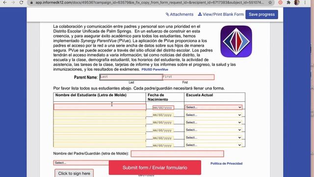 ParentVUE Pida su clave de activación смотреть онлайн