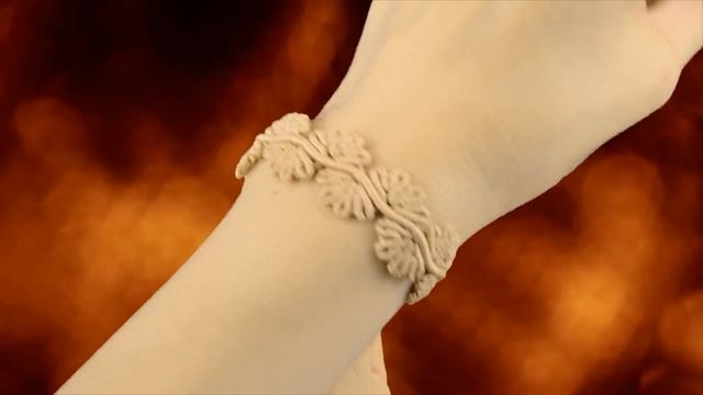 Wavy Flower Lace Bracelet Demo | Macrame School смотреть онлайн
