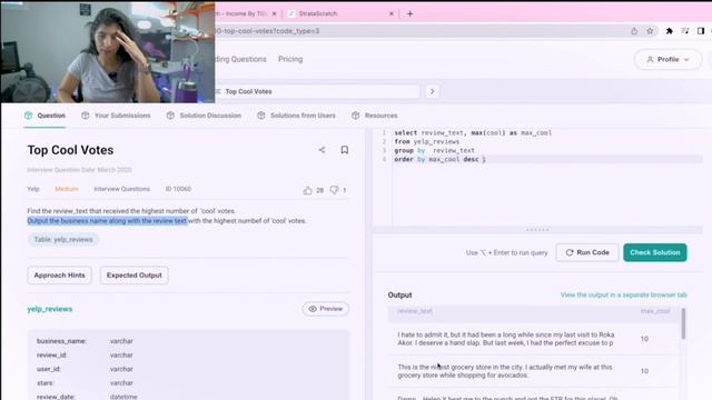 Learn How to Solve SQL Interview Problem for Data Science смотреть онлайн