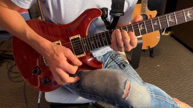 PRS Custom blues lick смотреть онлайн