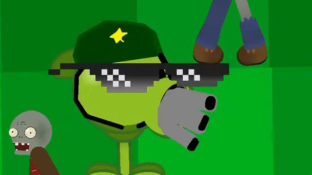 Plants Vs Zombies in a nutshell (sticknodes also no stickman also meme) смотреть онлайн