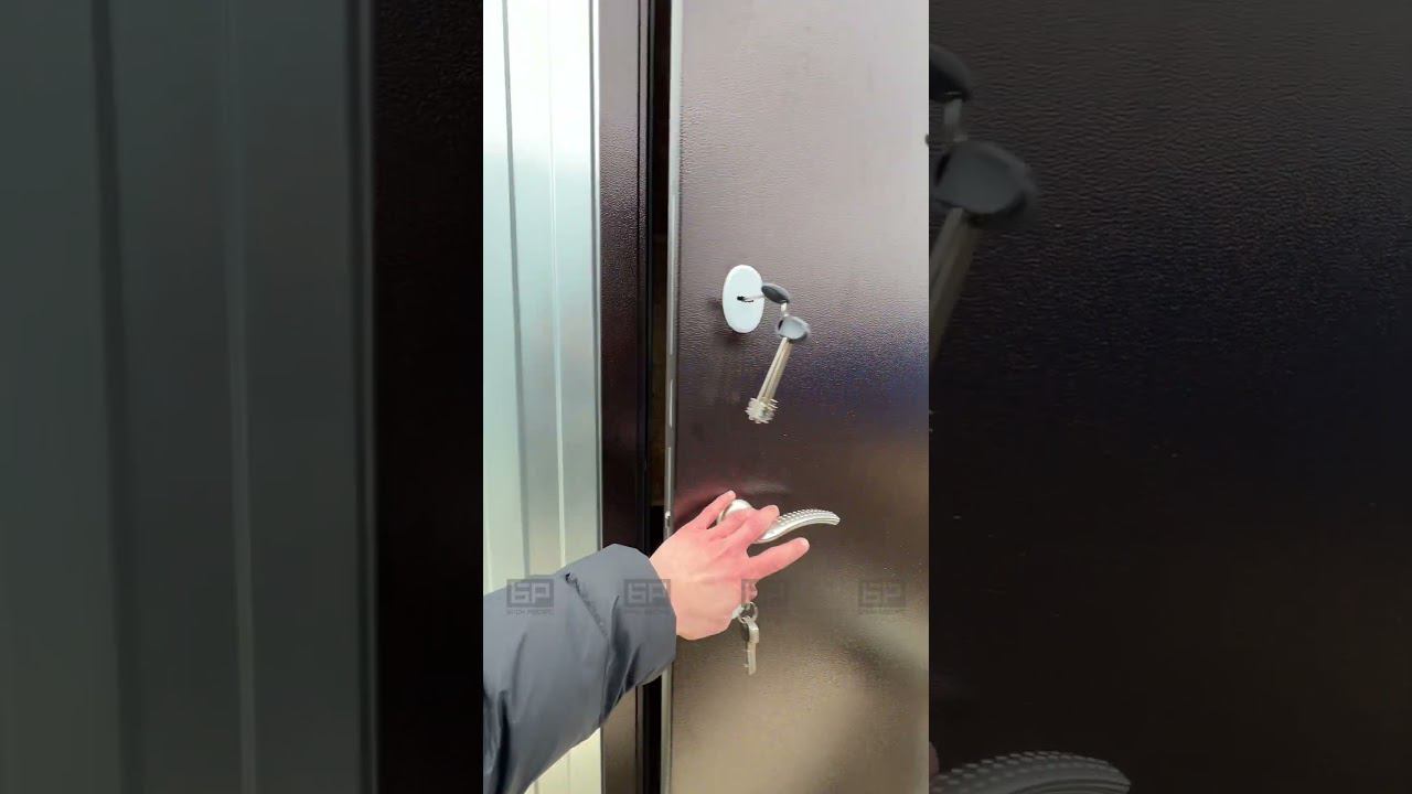 Бытовка БК-2А в OSB с металлической дверью смотреть онлайн