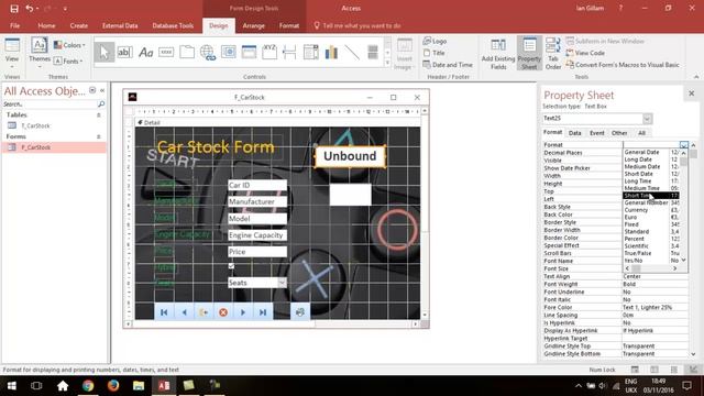 1.12 Access 2016 - Adding a real time clock to a form смотреть онлайн