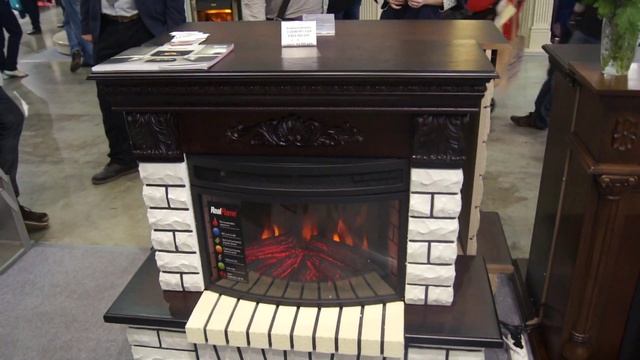 Электрокамин Real Flame STONE new FS25 смотреть онлайн
