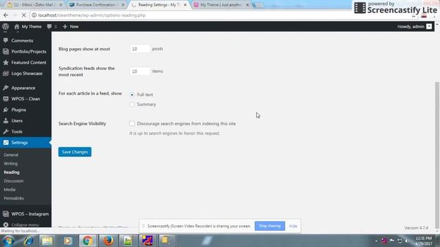 WordPress plugins WordPress Theme -WPOS Clean Responsive Theme смотреть онлайн