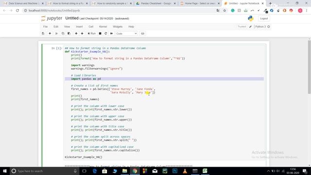 Basics of String Formatting in Pandas dataframe смотреть онлайн