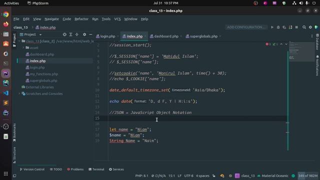 Web Development Batch 100000 | Live Class - 13 | PHP Cookie, Exception, JSON смотреть онлайн