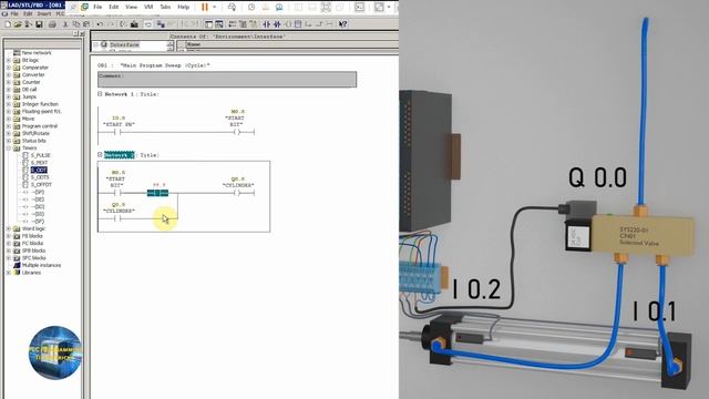 PLC Programming Project for Pneumatic Cylinder || PLC programming tutorial for beginners смотреть онлайн
