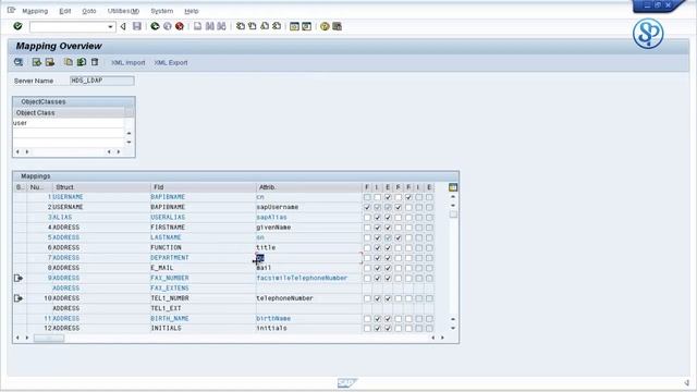 7. LDAP - Mapping LDAP AD attributes with SAP Fields смотреть онлайн