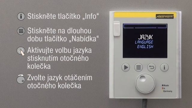 Pece pro keramiku - Jak nastavit češtinu - volba jazyka u regulátorů Nabertherm B 400, C 440, P 470 смотреть онлайн
