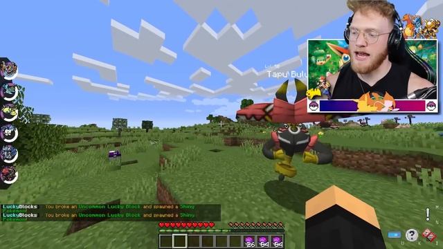 UPGRADING LUCKY BLOCKS To *FUSION* PIXELMON LUCKY BLOCKS In MINECRAFT смотреть онлайн