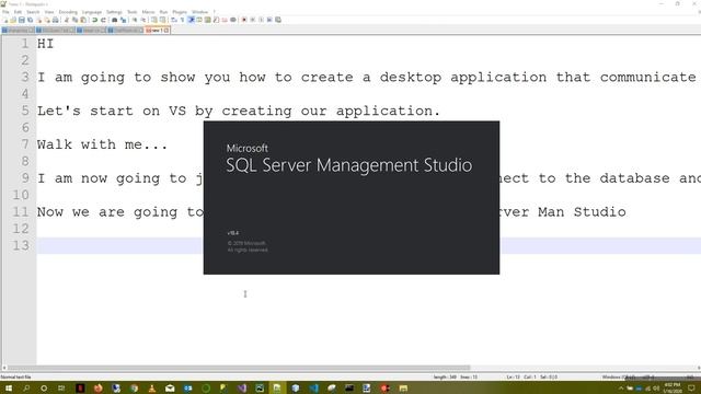 Connecting to Database on Windows Desktop Application C# and SQL Server смотреть онлайн
