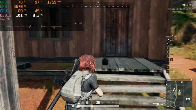 I7-6700K GTX1070 Test PUBG Ultra
