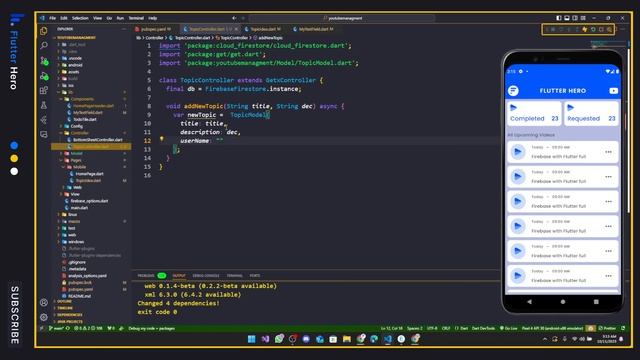 Youtube Management : Add new idea With Firebase #06 #flutterhero смотреть онлайн