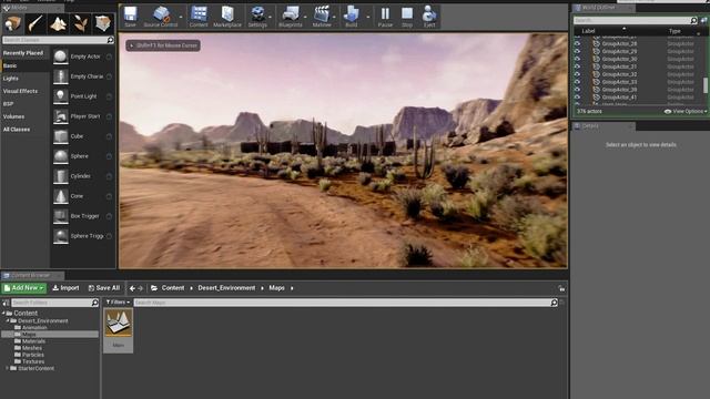 Arid Desert Content - Unreal Engine смотреть онлайн