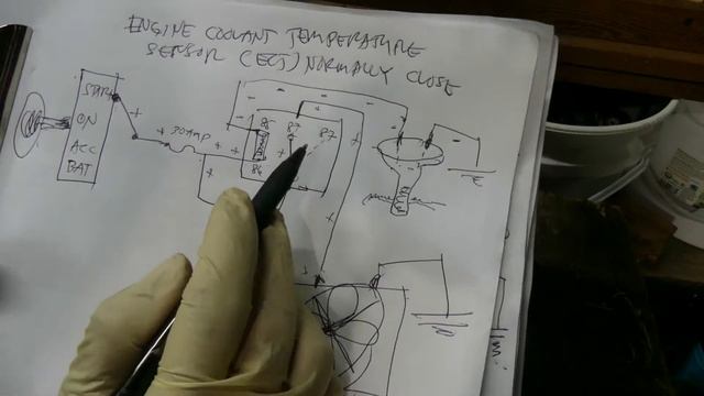 How Radiator Fan works .. Engine Coolant Temp Sensor CLOSE LOOP DIAGRAM...( Non ecu controlled) смотреть онлайн