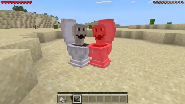Skibidi Toilet ADDON in Minecraft PE смотреть онлайн