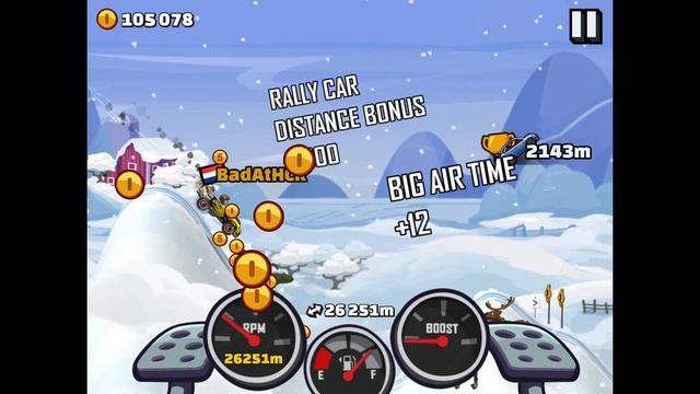 4TH ALL VEHICLE WORLD RECORD IN 2 WEEKS ?? WINTER WORLD RECORD - Hill Climb Racing 2 смотреть онлайн