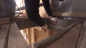 Монтаж потолочно-проходного узла для трубы дымохода.