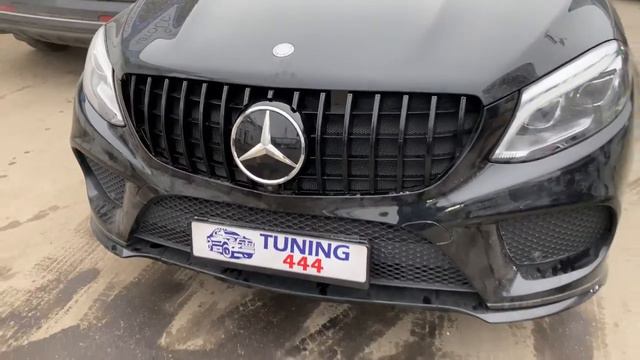 Пороги на Mercedes GLE Coupe. Тюнинг 444. смотреть онлайн