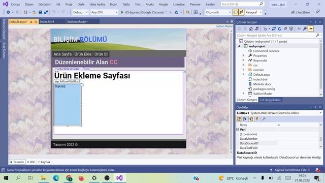 C# Site Yapımı Ürün Ekleme Sayfası (2022) смотреть онлайн