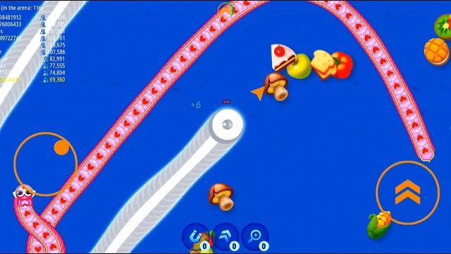worms zone. io Biggest snake game Saamp wali video oggy with snake moments gameplay смотреть онлайн