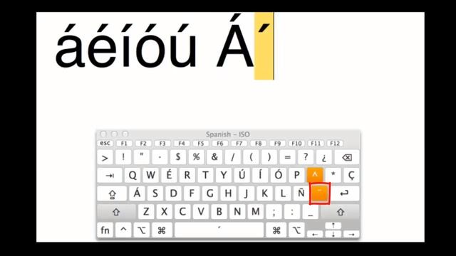 Typing Accents on a MAC (Spanish Keyboard Layout) смотреть онлайн