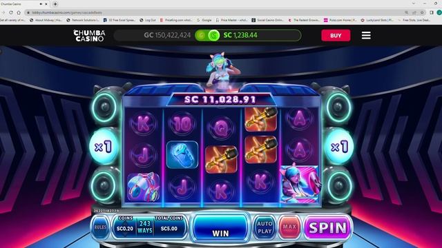 CHUMBA CASINO | CASCADE BEATS | BET $5 | EPIC WIN смотреть онлайн