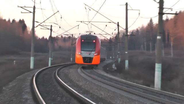 ЭС1-003 "Ласточка" Москва - Смоленск смотреть онлайн