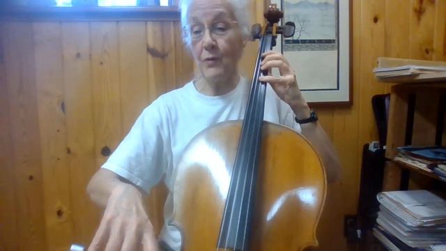 Prelude Grieg, Cello Upper Notes