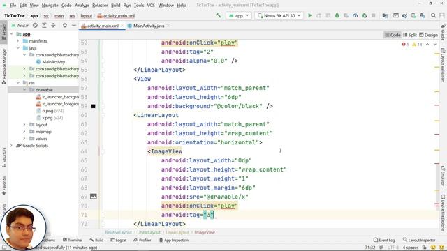 Build a Tic Tac Toe Game in Android Studio - Part 1 смотреть онлайн