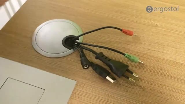 Круглый пропуск для кабеля от Ergostol смотреть онлайн