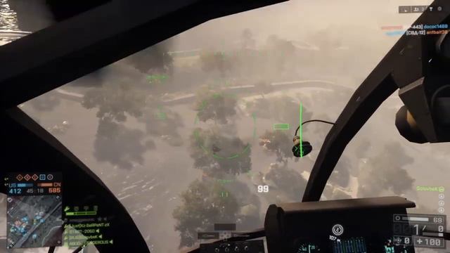 Battlefield 4 little bird Gameplay Зона затопления смотреть онлайн
