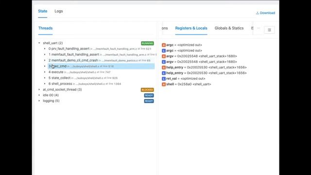 Memfault: Local Variables for Each Stack Frame смотреть онлайн