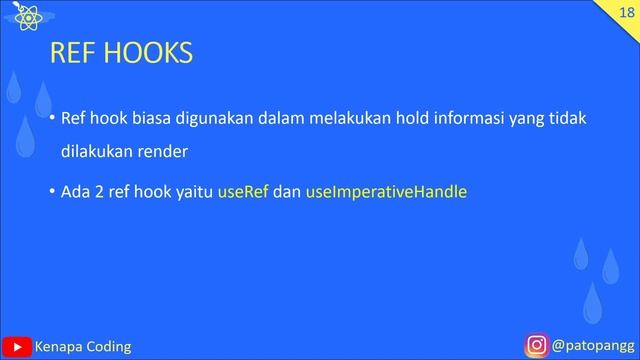 TUTORIAL REACT HOOKS : BAHAS SEMUA HOOKS DI REACT! смотреть онлайн