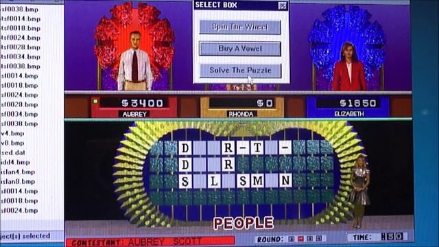 DOS Wheel of Fortune Deluxe Edition 11th Run Game #7 смотреть онлайн