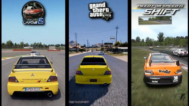 И СНОВА Lancer IX|ДРУГАЯ СЕРИЯ ИГР|CARS 2 VS GTA5 VS SHIFT|🔴|СРАВНЕНИЕ ИГР| GAME COMPARISON ✅1080HD смотреть онлайн