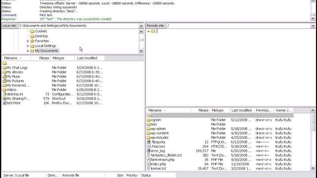 Web Design Tutorial #3: Using FileZilla for FTP File Transfers смотреть онлайн