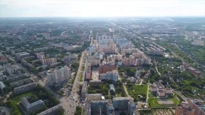 Новосибирск с квадрокоптера, Левый берег