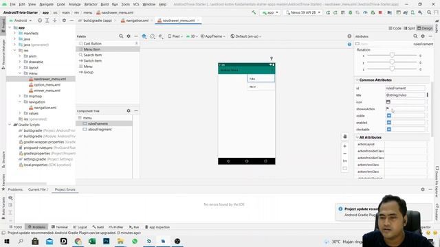 Define Navigation Paths Part 3 - Android Kotlin Fundamental смотреть онлайн